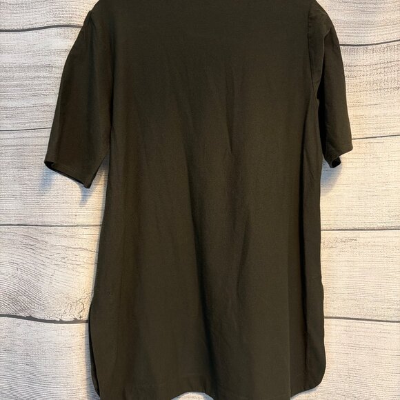 Eileen Fisher Green Tunic Short-Sleeve Top Size S - Picture 3 of 3
